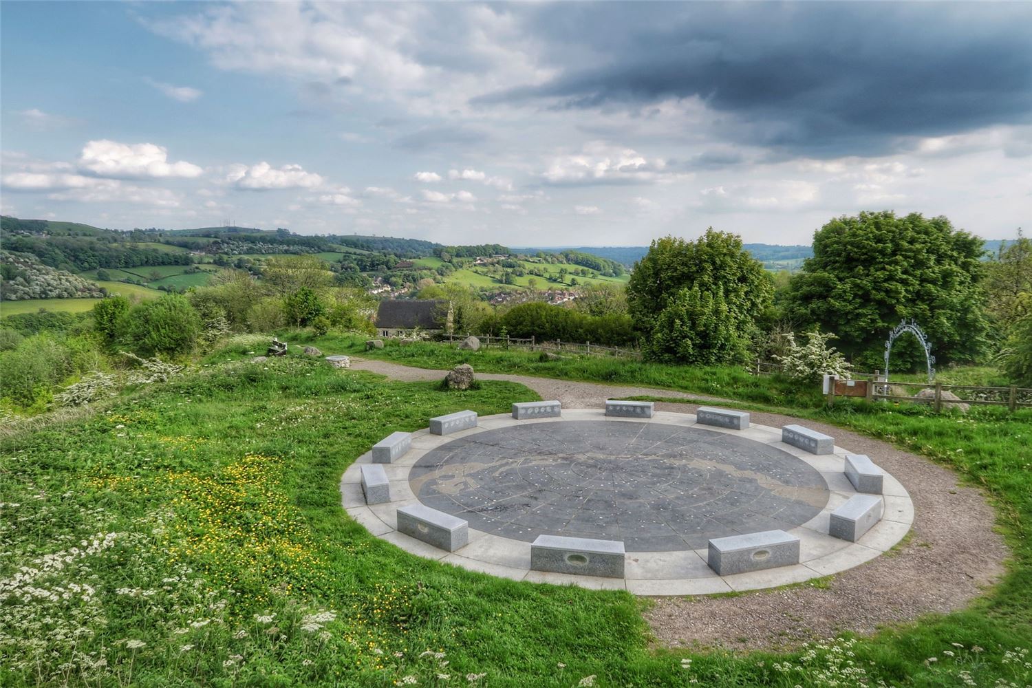 The StarDisc above Wirksworth, Derbyshire