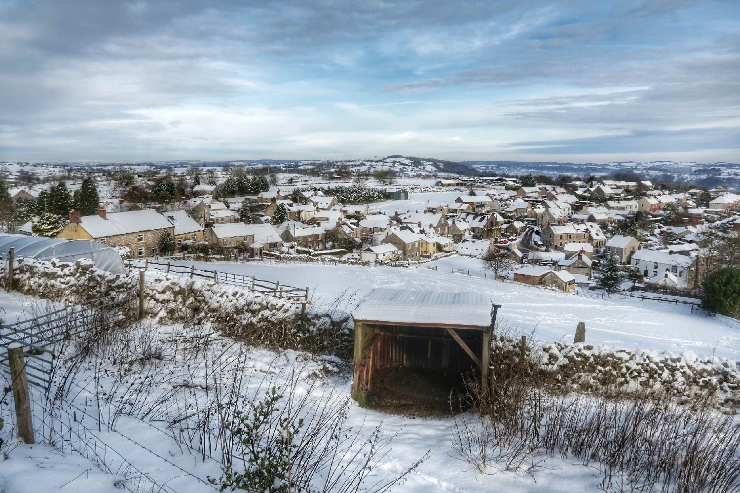 Middleton by Wirksworth in winter