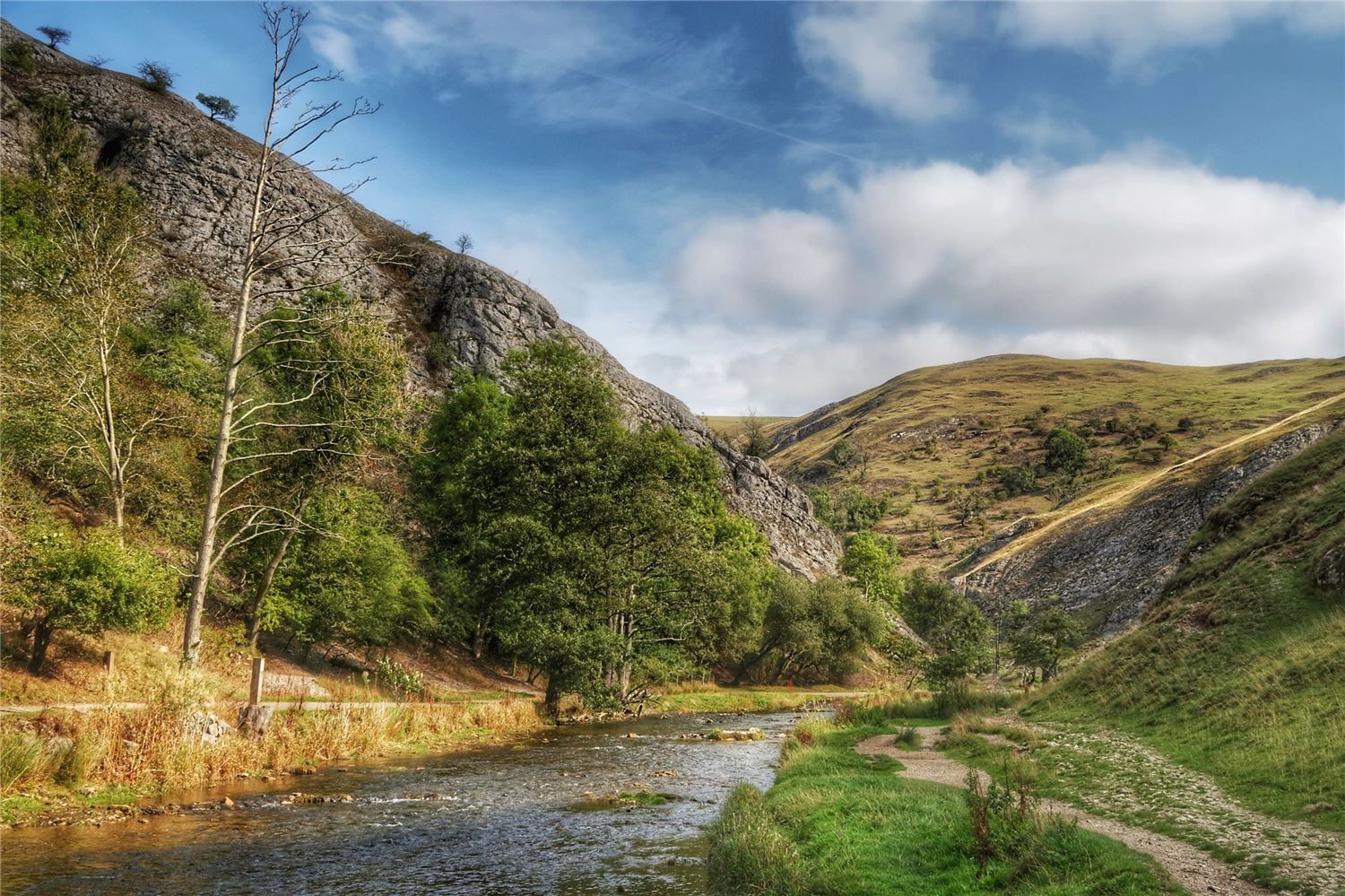 The High Peak Trail in summer