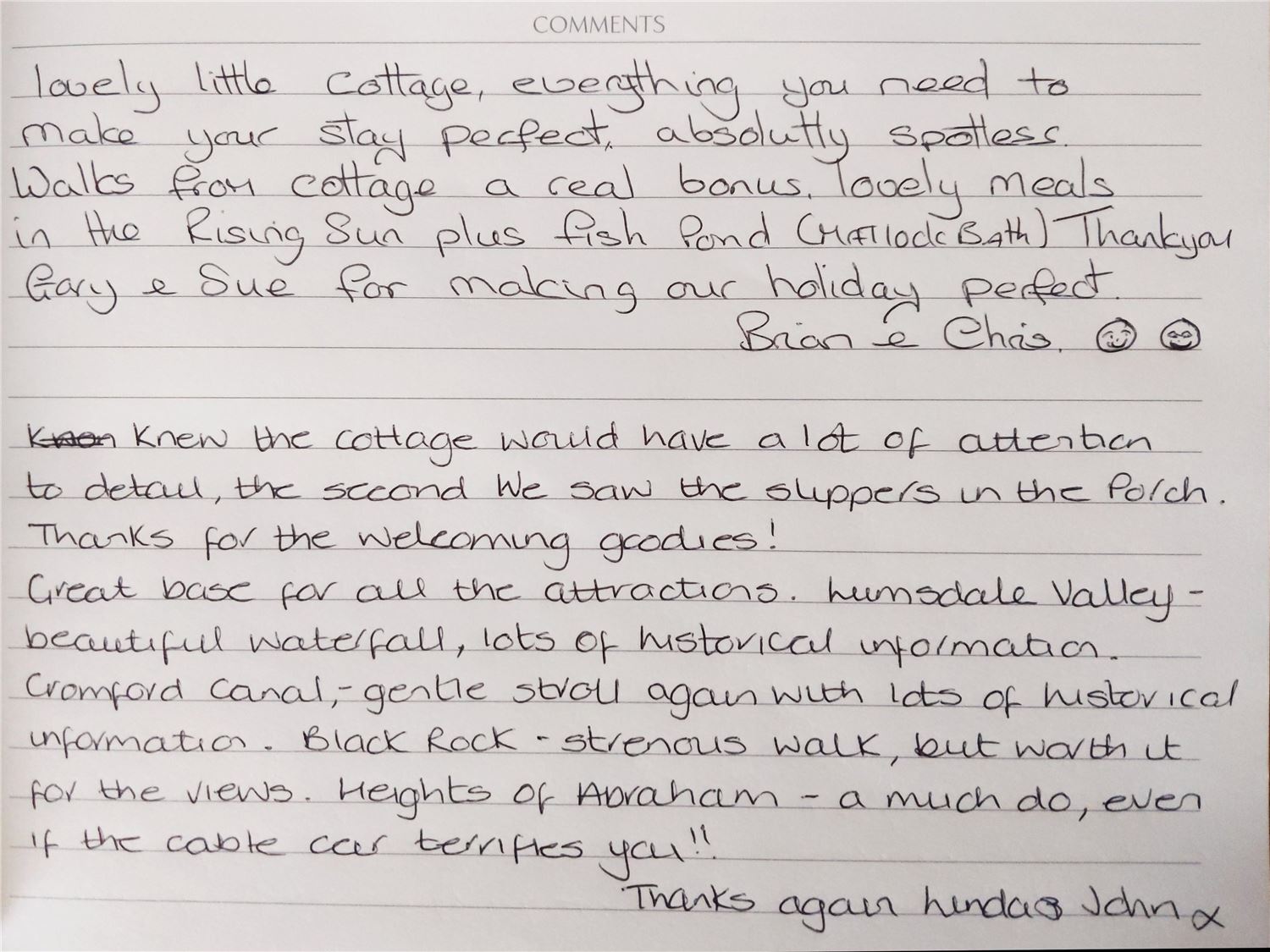 Lovely reviews from our guests at Eight The Green - thank you!