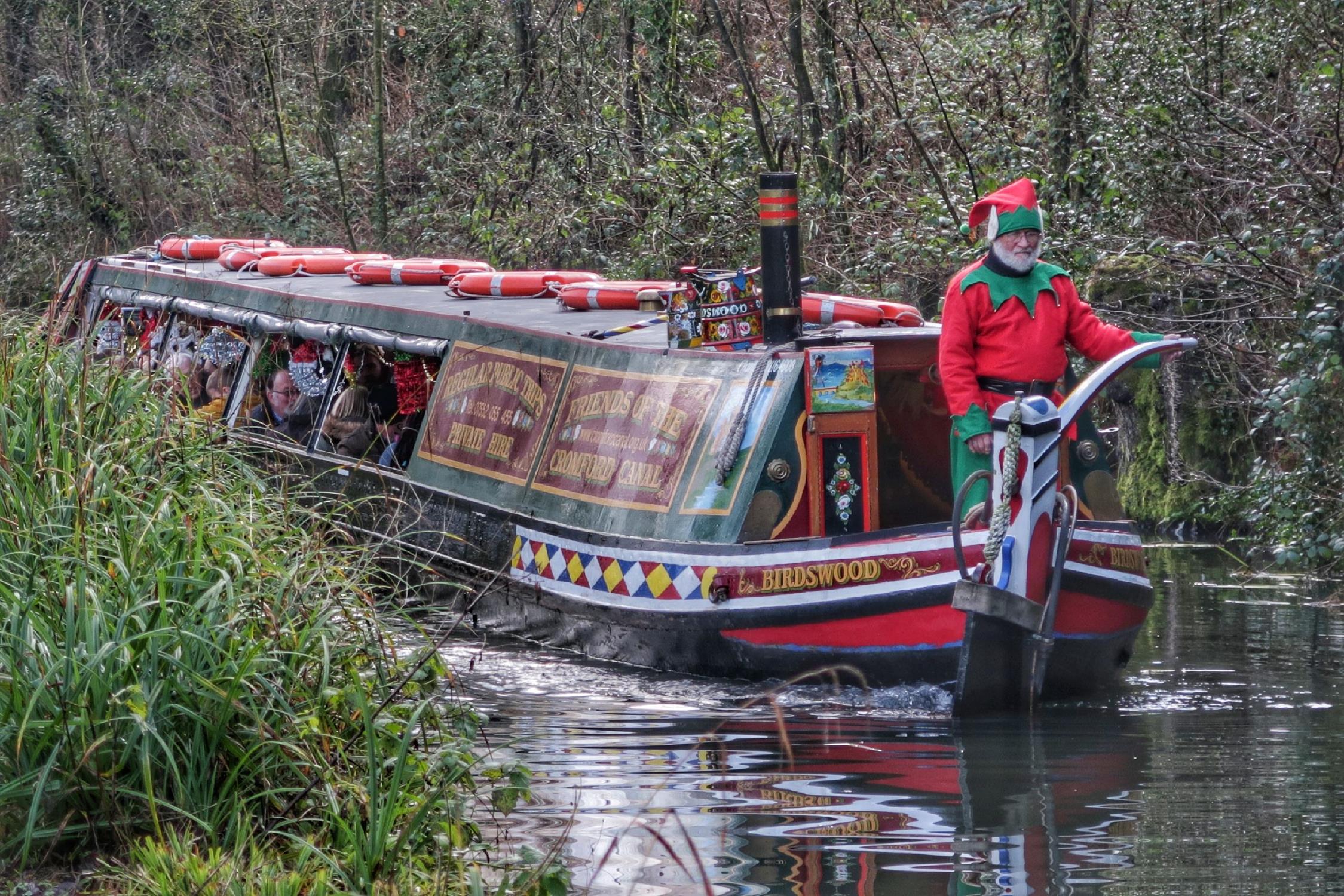 Christmas is coming on the Cromford Canal