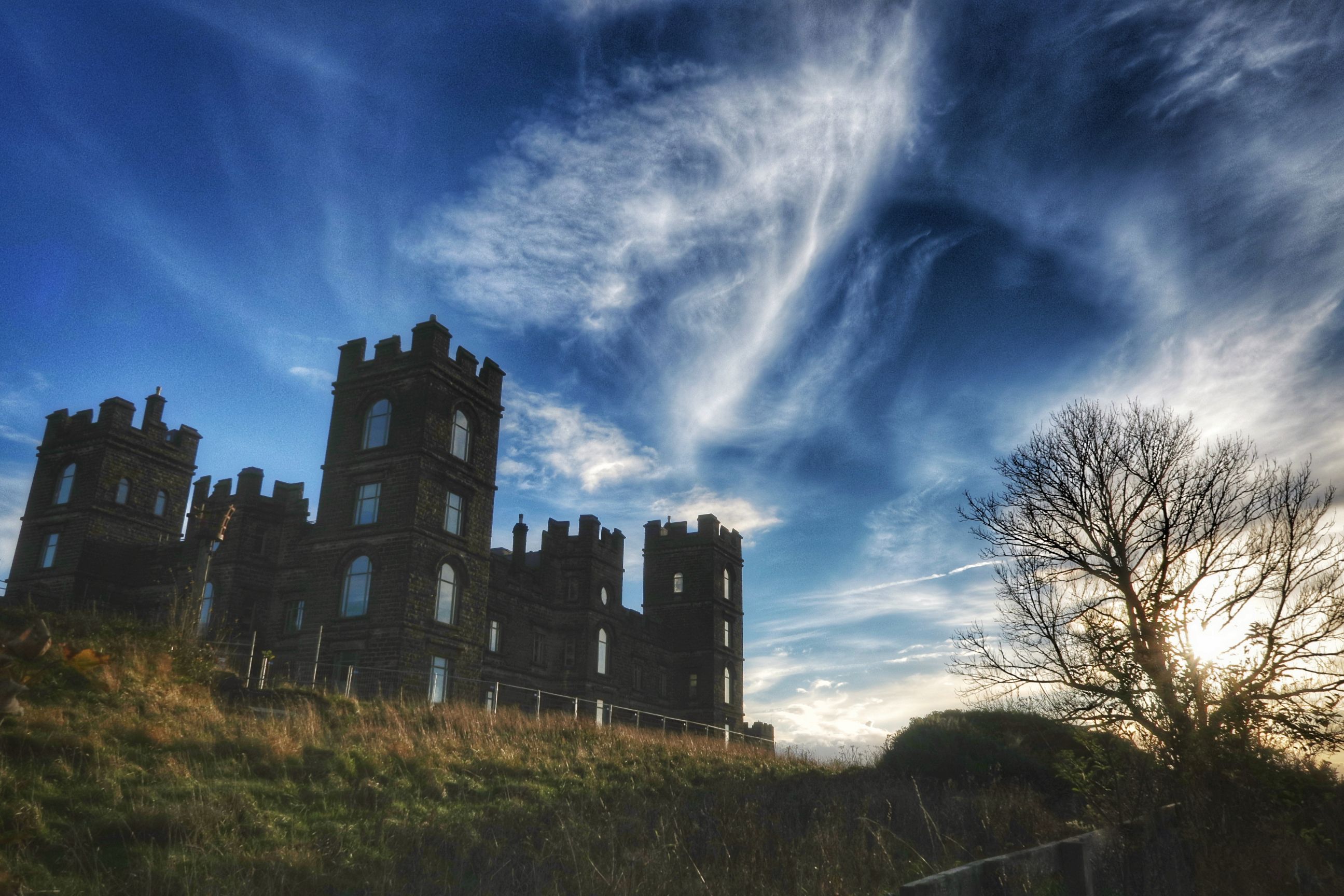 Riber Castle stands high above Matlock