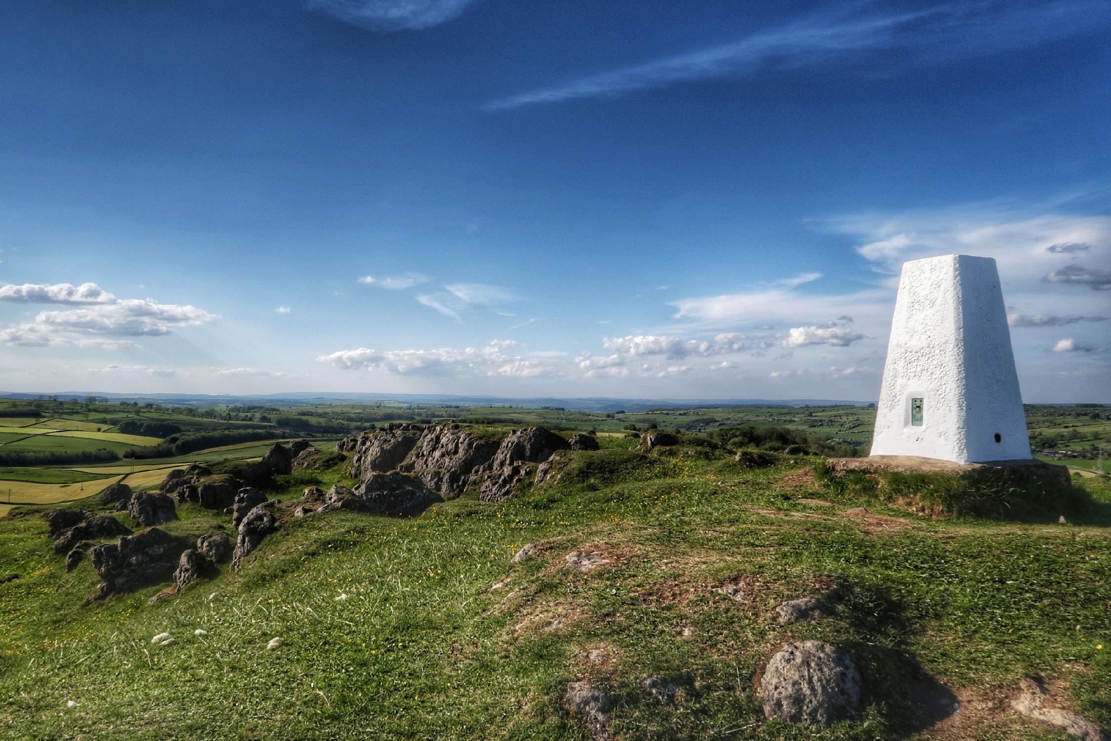 Looking into the Peak District from Harboro' Rocks